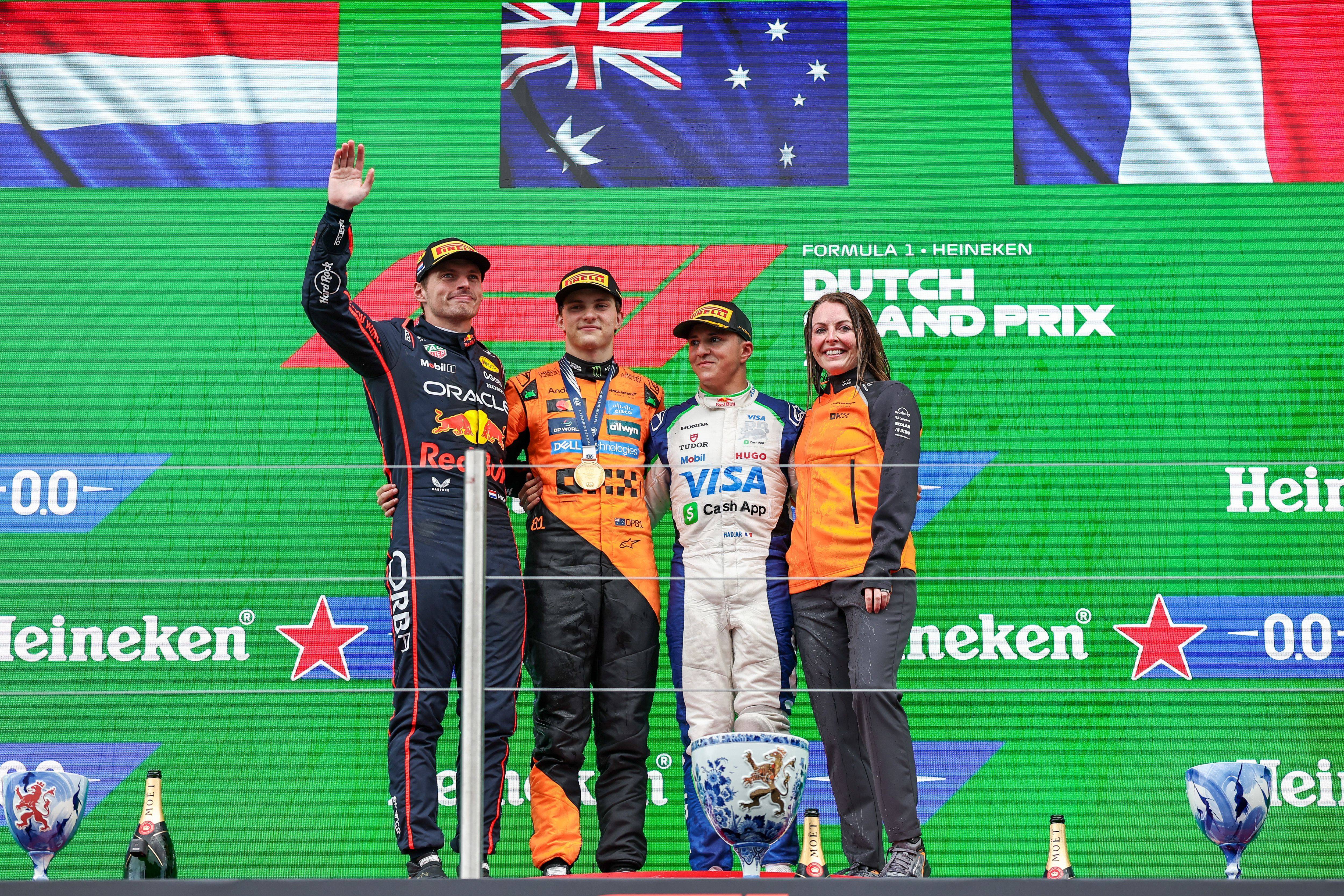 哈斯车队完胜红牛二队，皮亚斯特里点燃赛场